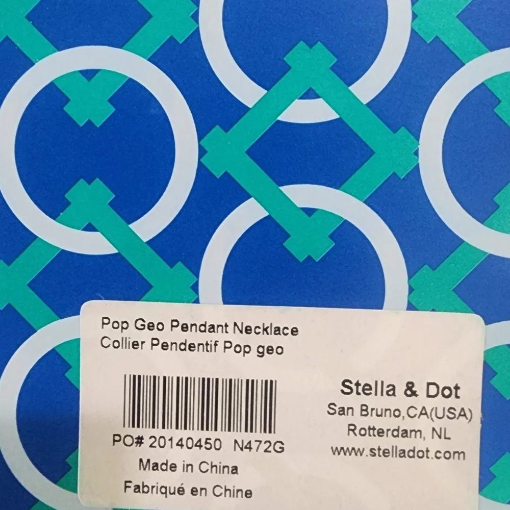 Stella& Dot Elegant Multicolor Statement Necklace And‎ Bracelet Set.